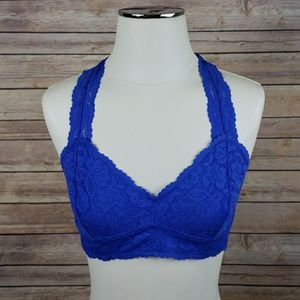 Free people blue lace bralet